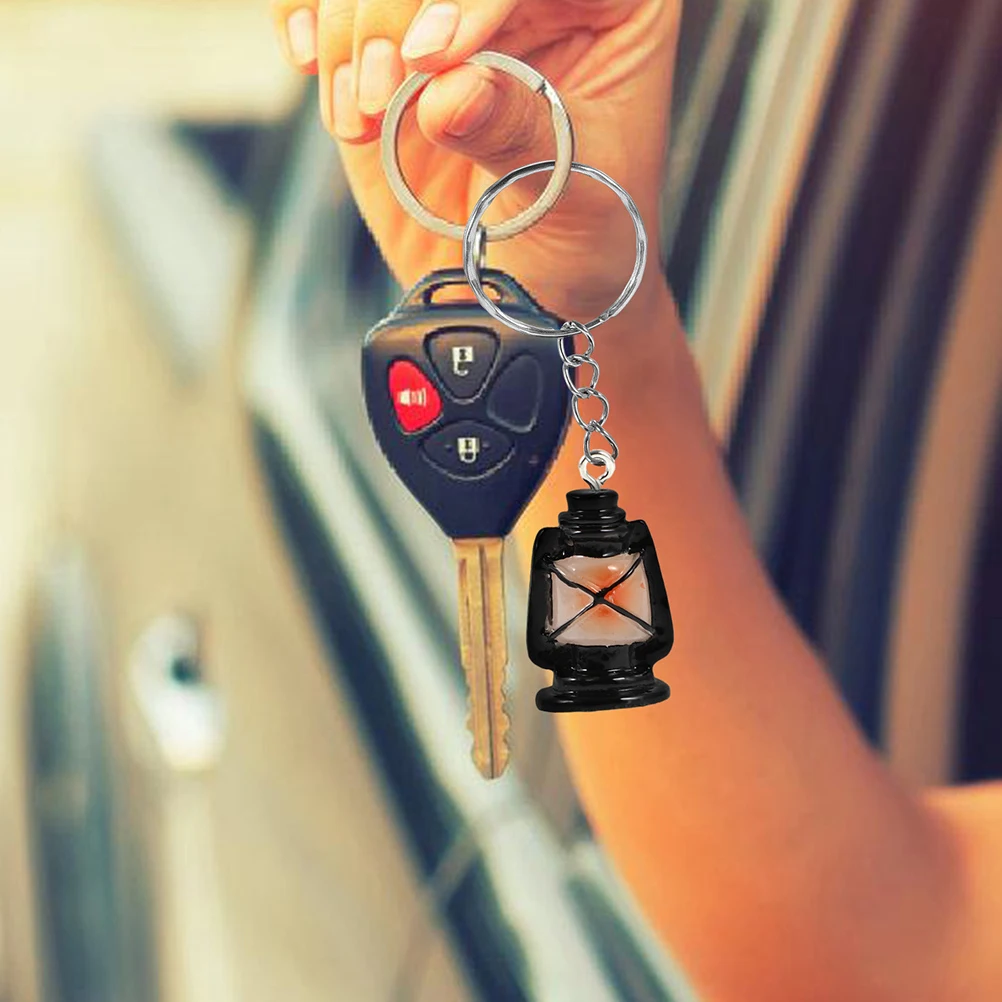 

20 Pcs Pumpkin Mini Oil Lamp Key Hanging Decoration Student Jewelry Resin Charm Bracelet