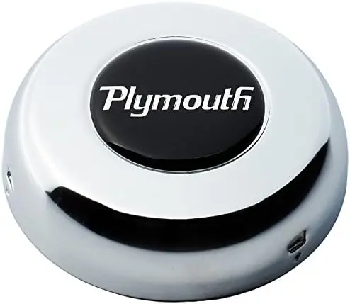

Mopar Plymouth Chrome Horn Button for Challenger Steering Wheel