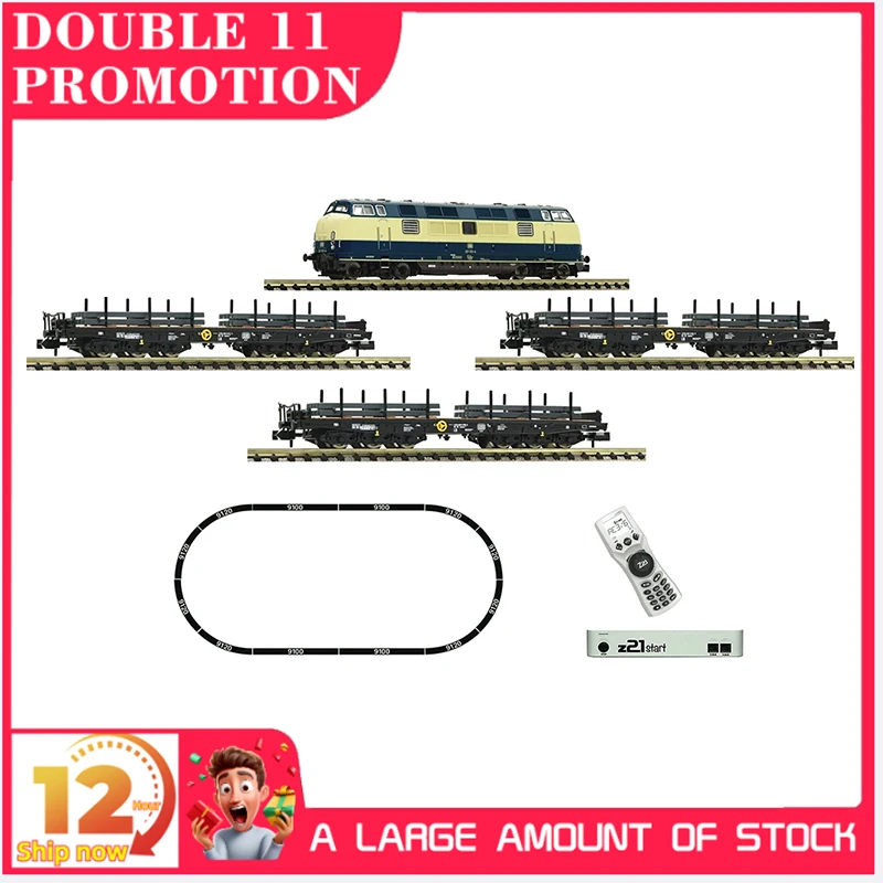 N Scale 1/160 Train Model Set 931902 Z21 Track Set Class 221 with Goods Train Train Model Toy Gift