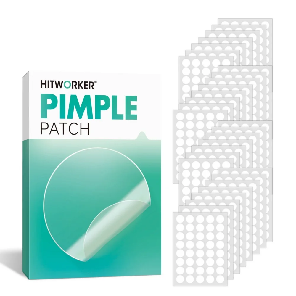 1200/800/400pcs/box hydrocolloid acne patch, alcohol free, mild and non irritating acne patch, suitable for all skin types