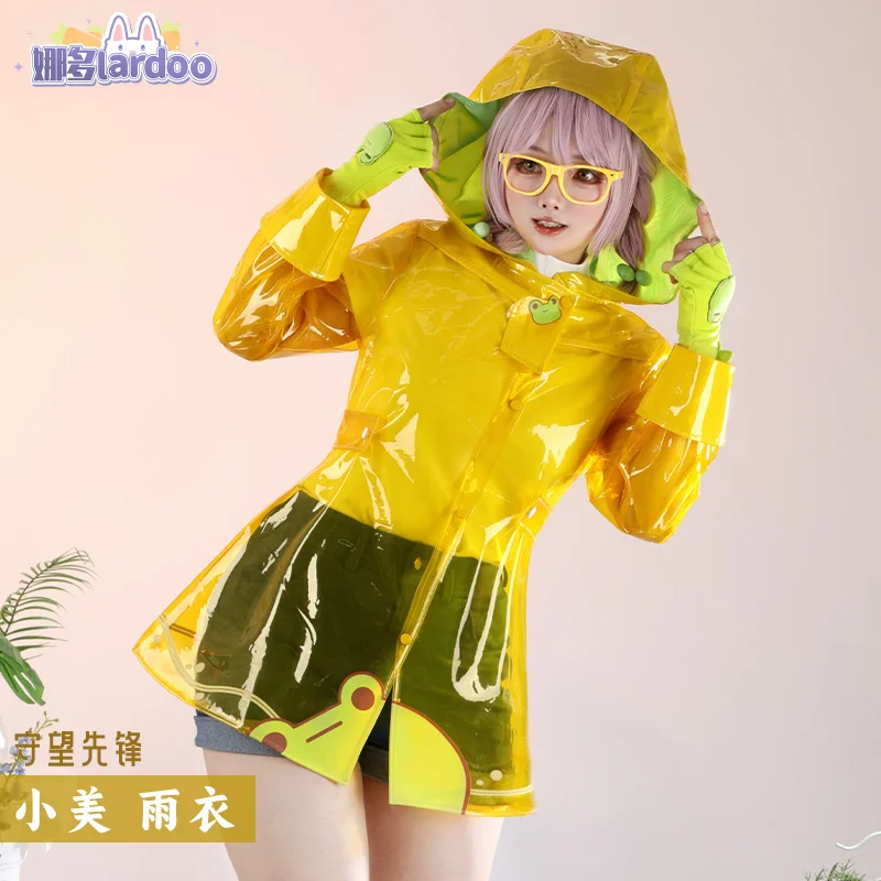 

Overwatch OW Mei Cosplay Costume Meiling Zhou Raincoat Uniform Halloween Carnival Party Christmas Play Role Clothes Clothing