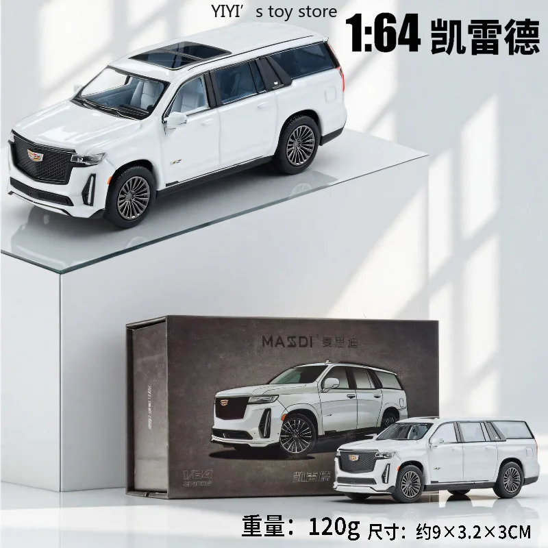 

Macy's 1:64 Escalade off-road vehicle model, high-end desktop decoration, high-end collectibles and gifts 20