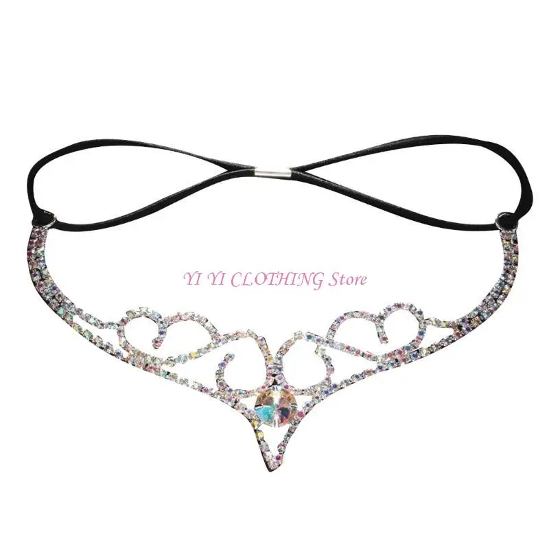 

N5KF BohoStyle Hairband Женские танцевальные повязки на голову для выпускного вечера Диадемы Головной убор с короной