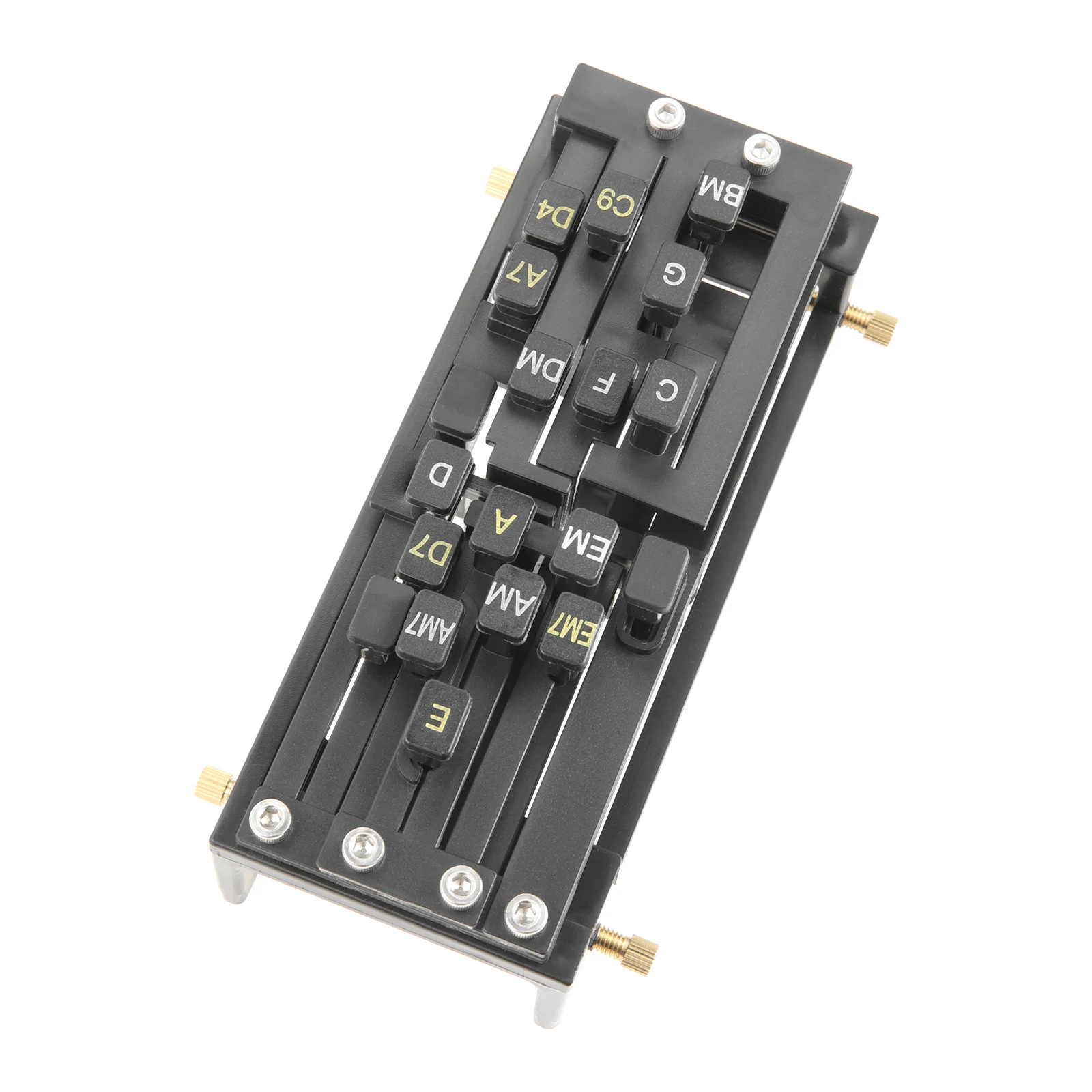 1pc Dual Chords Guitar Chord Presser for 38 Inch/42 Inch Acoustic Guitars Guitar Chord Helper Practice Tool for Beginners