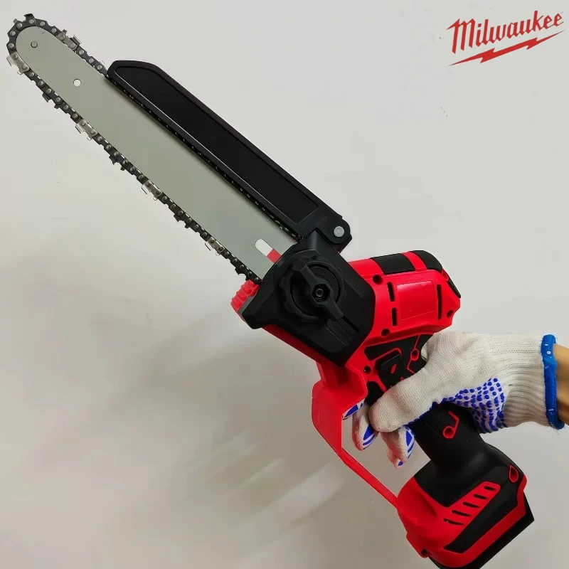 Milwaukee 8 Inch High-power Chainsaw Auto Oiler Brushless Electric Chain Saw Pruning Wood Cutting Power Tools For 18V Battery