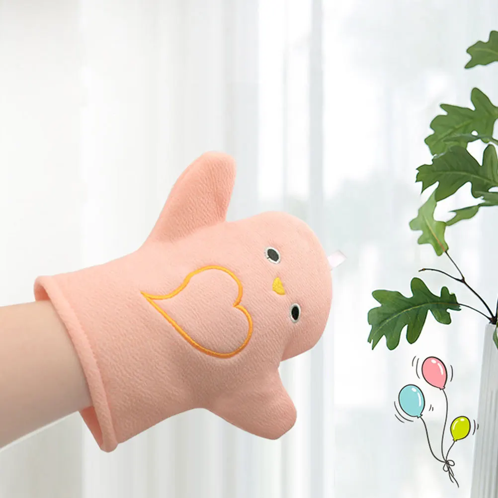 قطعتان من قفازات الحمام الكرتونية الرائعة المصنوعة من ألياف النباتات المرنة وقدرة تنظيف قوية تمتص الماء وقابلة لإعادة الاستخدام للحمام #1