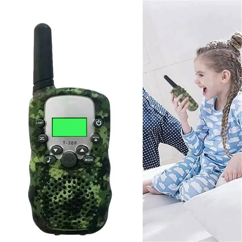 AS96-For Kids Walkie Talkie Portable 2-Way Radio For Children Outdoor Safety Communication Fun Educational Gift