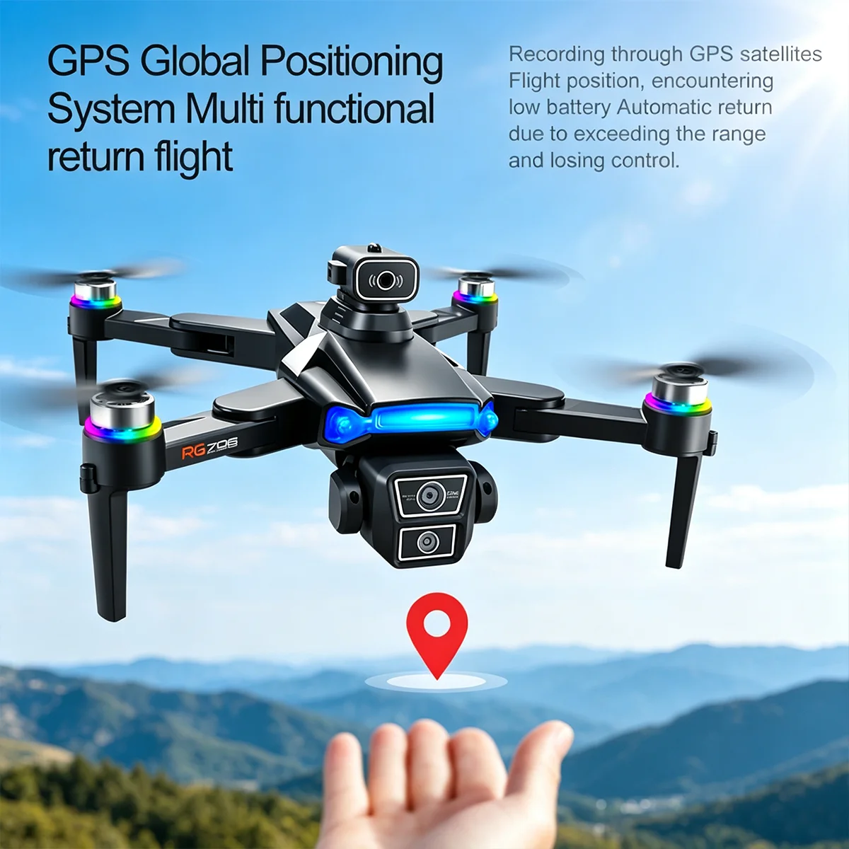 RG706 MAX GPS Drone 8K Profess - Home Security Monitoring ulasan dan harga