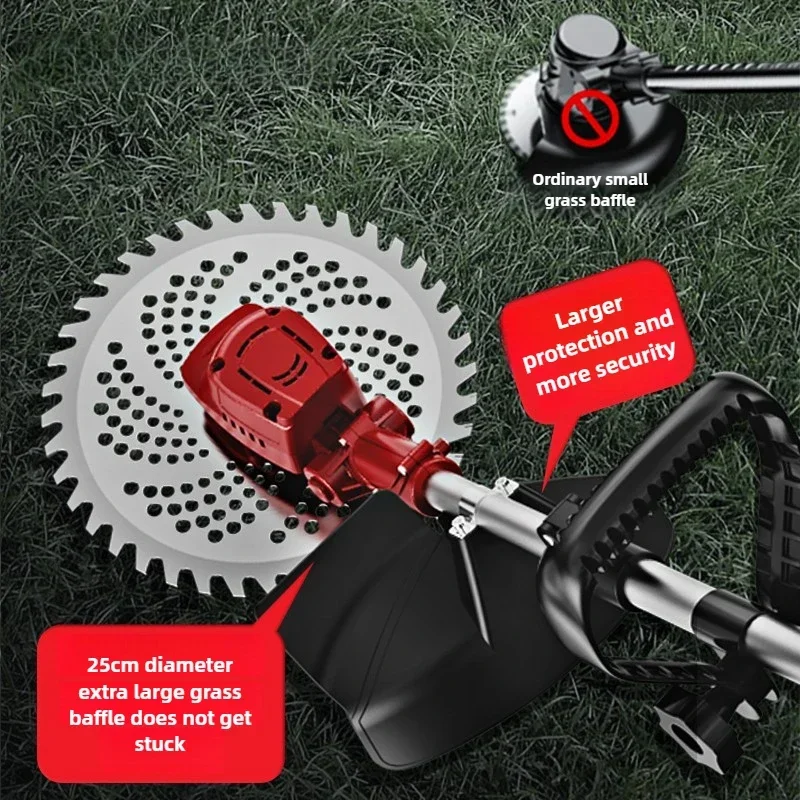 

Brush electric lawn mower rechargeable household high-power lithium battery agricultural lawn mower