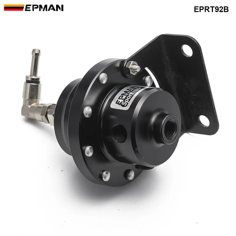Epman Sport Universal Adjustable Fuel Pressure Regulator Oil Gauge AN6 1/8NPT Fitting EPRT92B
