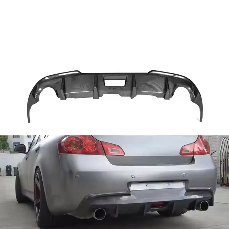

Carbon Fiber Car Rear Lip Diffuser for Infiniti G37 G35 Sedan 2010-2013