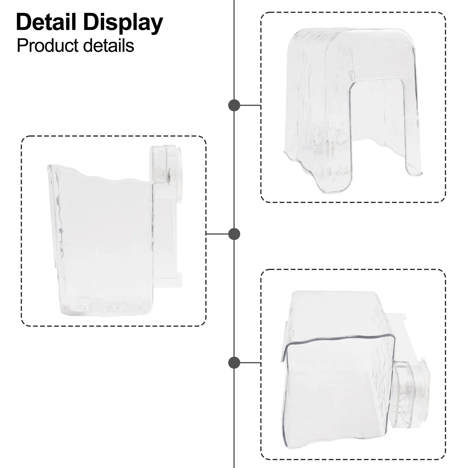

Kitchen Wipes Storage Box Household Wall Drawer Storage Box Kitchen Bathroom Plastic Transparent Thick Wet Tissue Storage Box