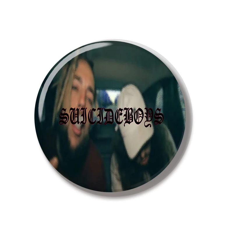 44MM Suicide Boys Album Pin Soft Button Pin Jewelry Creative Badge Cartoon Brooch Lapel Pin Bag Backpack Hat Decoration