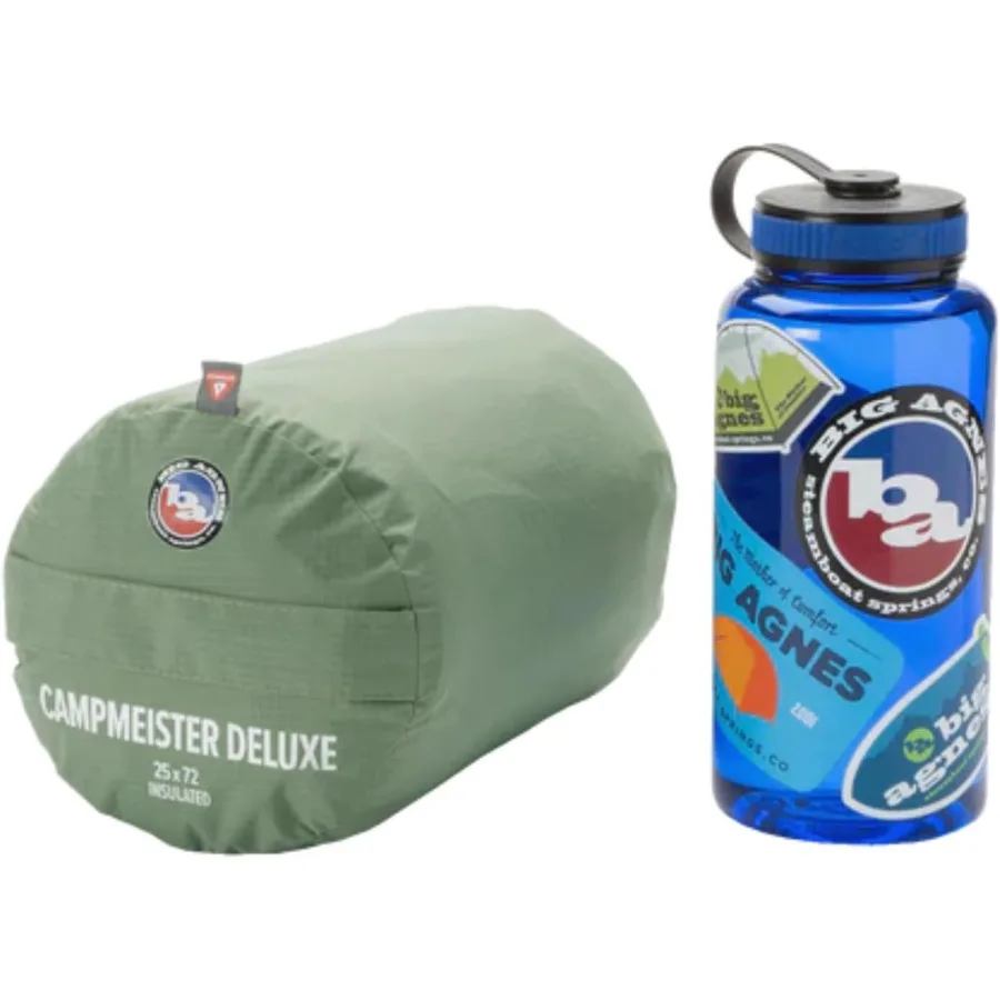 Campmeister وسادة نوم معزولة فاخرة خفيفة الوزن قابلة للنفخ للتخييم طوال الموسم حقيبة ظهر مدمجة والمشي لمسافات طويلة 30x78