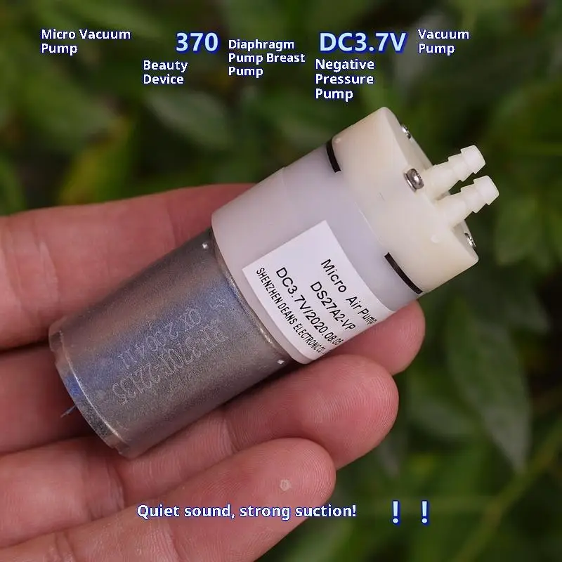 1Pcs Micro Self-priming Suction Water Pump DC 3.7V 5V Small Mini 370 Motor Diaphragm Pump DIY Dispenser Tea Table Garden Pumping