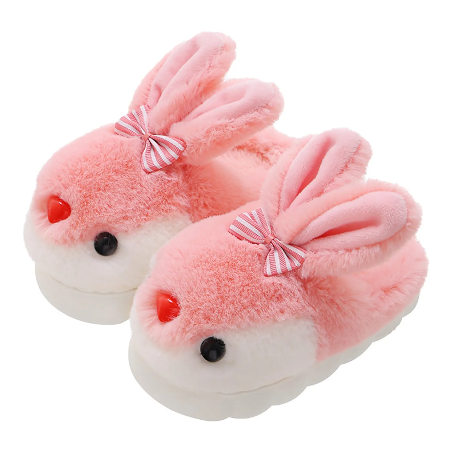 Children's cotton slippers, autumn and winter, indoor anti-skid and warm cartoon for men, women, small and medium-sized children