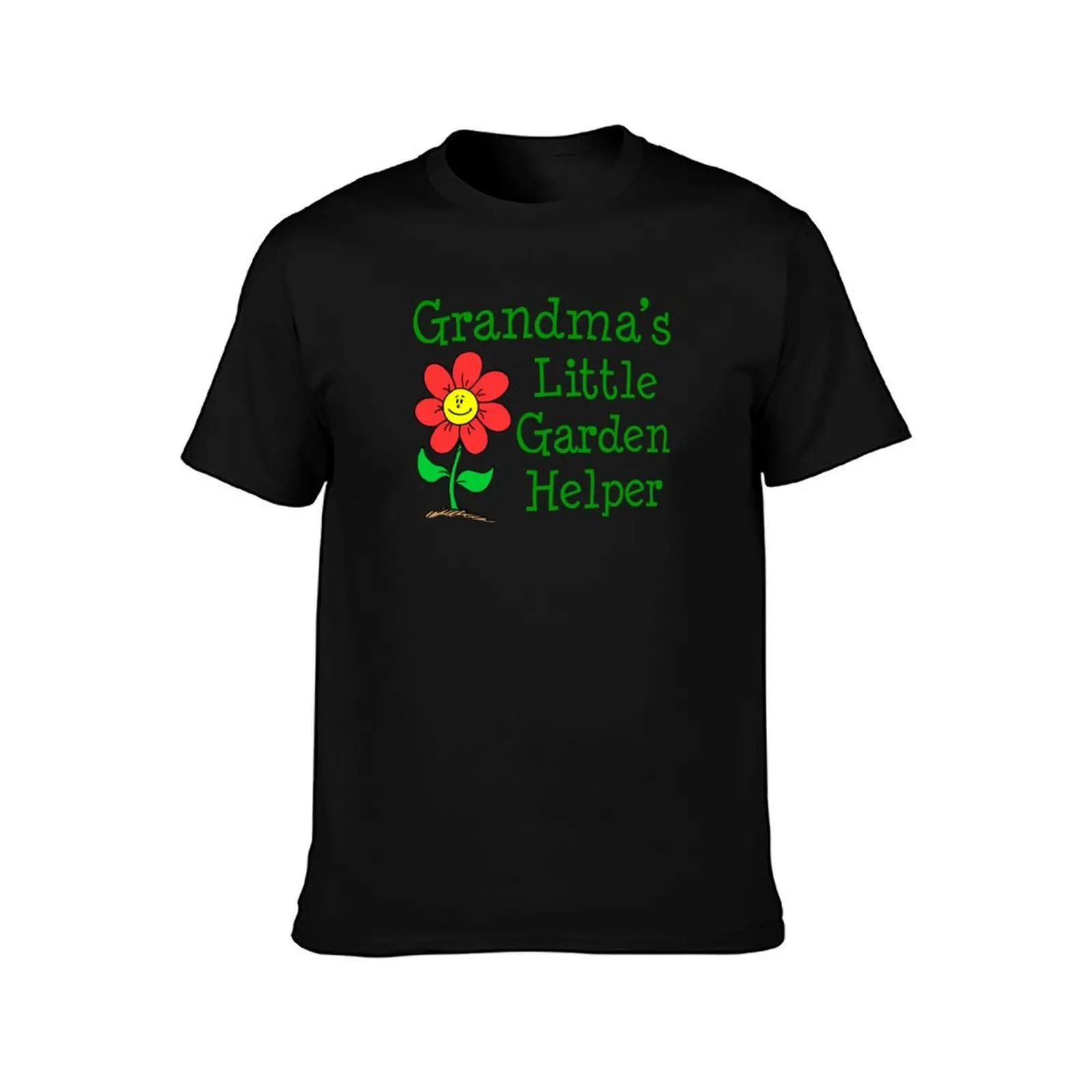 Grandma's Little Garden Helper Baby Grandchild Outfit T-Shirt, Summer Casual Cotton Tee, Oversized Streetwear Tops, 100% Cotton
