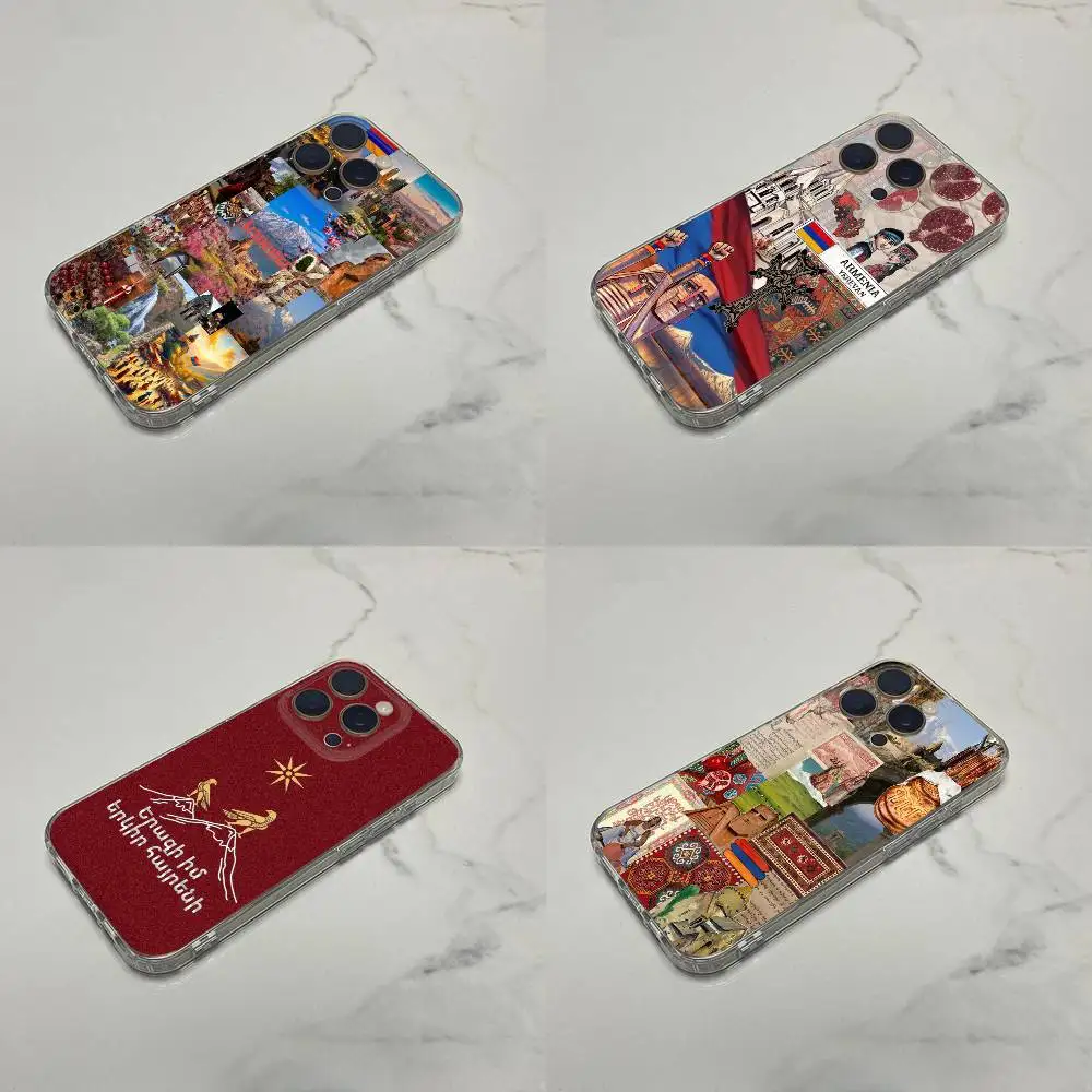 

Armenia Flag Passport Collage Phone Case For iPhone 17,16,15,14,13,12,11 Plus,Pro,Max,Plus,E,SE4,Mini Transparent Box