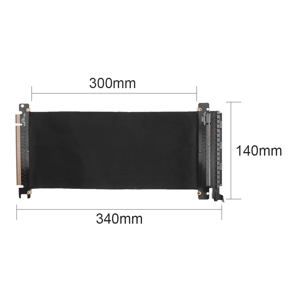 24/30cm PCI Express 16x Flexible Cable Graphics Cards Extension Cable Full Speed 3.0 PCIe X16 Riser Card Extension Port Adapter