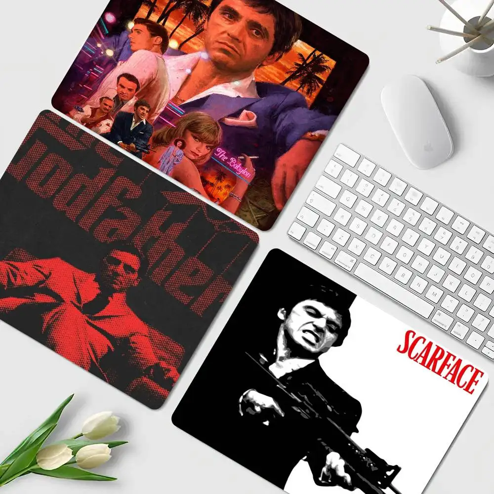 

Scarface Godfather Characters Cartoon Game Mouse Pad For Small Size Gaming Mouse Pad Gamer Keyboard Mouse Mats Computer Desk Mat