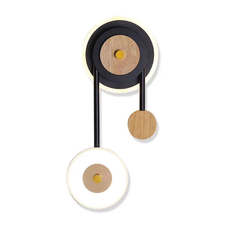 

Creative pulley, bedroom bedside lamp, Nordic living room simplicity