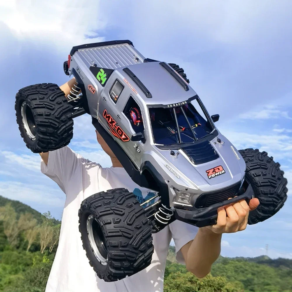 

ZD Racing 1/7 MX-07 4WD внедорожник с дистанционным управлением, высокоскоростной радиоуправляемый бесщеточный электрический монстр-трак, модель игрушки в подарок