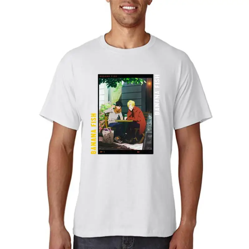 

Anime Banana Fish Print T Shirt Women Summer Short Sleeve Loose O Neck Top Female Harajuku Oversized Tee Fashion Casual T-shirts