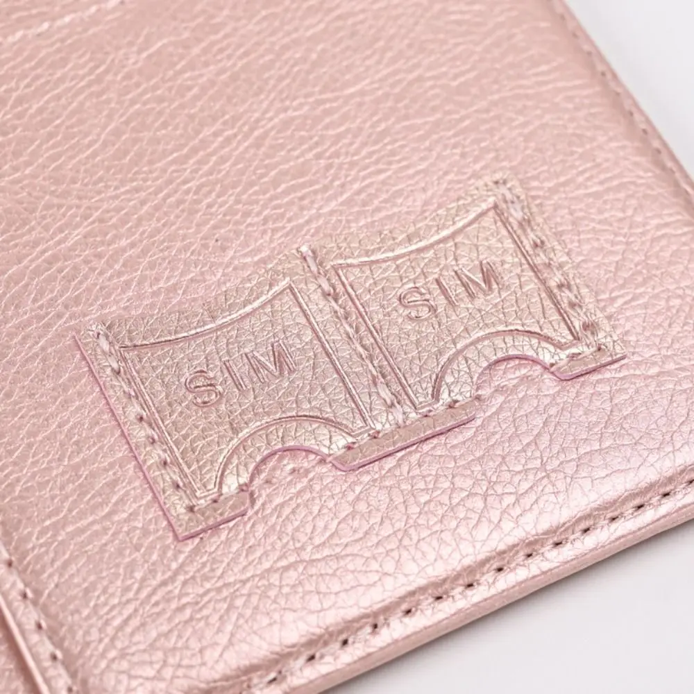 Durable Leather Passport Cover Multi-function Portable Passport Holder Embossing Ultra-thin Card Cover Travel