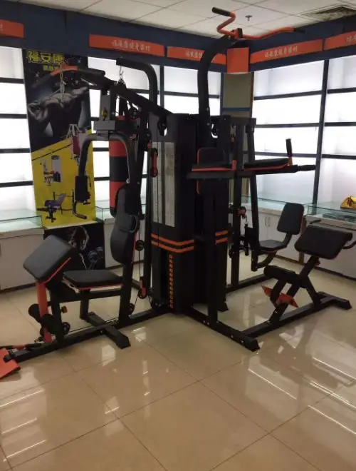 The Most Assured Quality Body Building Equipment 5 Station Home Gym Multi Functional Home Gym Machine For Fitness