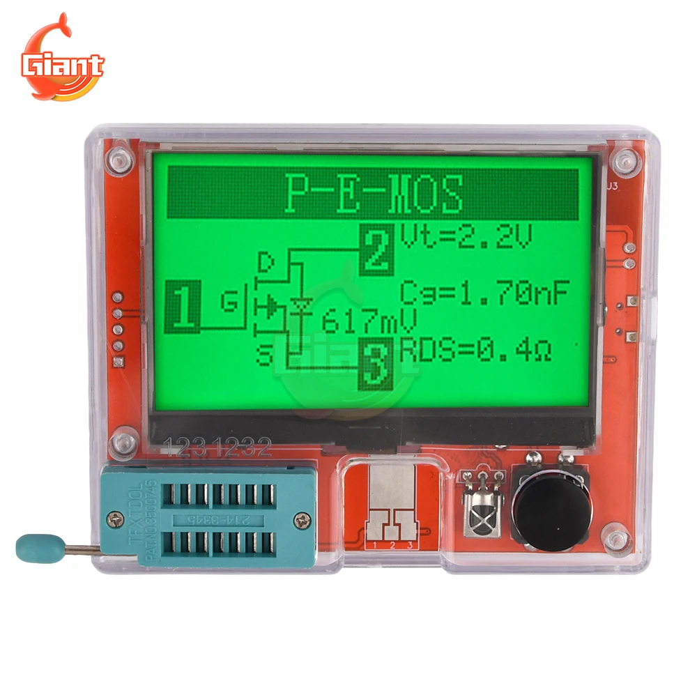 LCR-T10H 3 in 1 Digital Transistor Tester Battery Capacitance Tester Multimeter Diode Triode Capacitor Resistor Test Meter