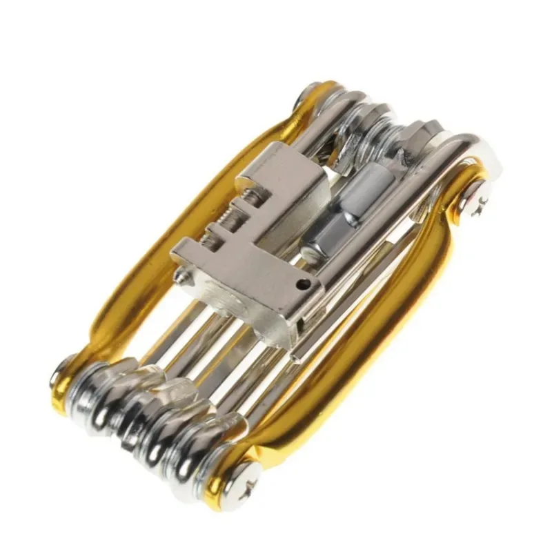 

Portable Bicycle Hex Wrench Set with Chain Breaker Compact Multi-Function Repair Tool for Cycling Maintenance Outdoor Riding