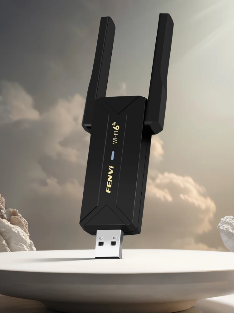 Fenvi WiFi 6 AX900 Adapter USB Bluetooth 5.3 Dual Band 2.4G 5G Anteny WiFi6 USB Odbiornik Sieciowy Dongle Bez Sterowników Win 10/11 — zdjęcie produktu 7
