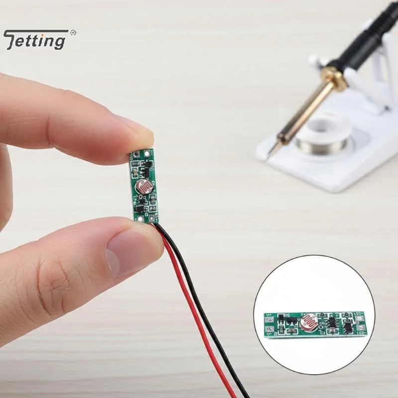 8mm Mini Light Sensor Switch Automatically On Light Switch Sensor Photocell Street Lights Switch DC 3V 3.7 V 5V 12V 24V