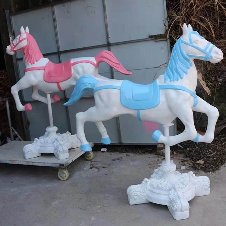 목재 회전목마 말/대형 회전목마 말/지원 맞춤형 회전목마 놀이공원 타기