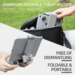 Folding Disassembly-free Bracket for DJI Mavic Air 2S Tablet Holder Remote Control Phone Ipad Holder for Dji Mini 2 3Accessories