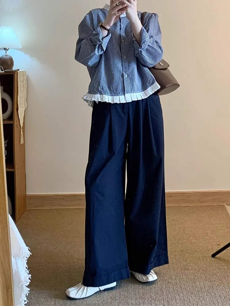 

Рубашки с длинными рукавами, женские полосатые топы на пуговицах, облегающие готические эмо-эстетические уличные одежды в стиле Харадзюку, вечерние осенние одежды