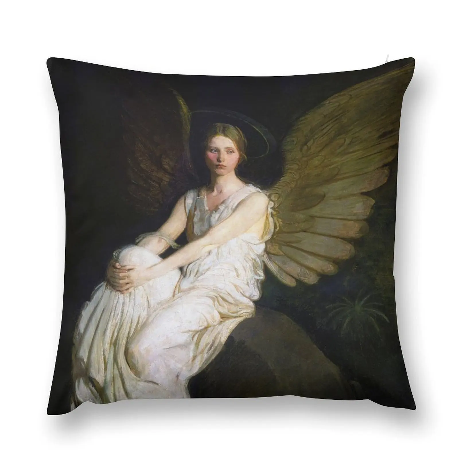 Stevenson memorial by Abbott Handerson Thayer 1903 Throw Pillow Couch Pillows pillow