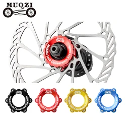 MUQZI Center-Lock Hubs To 6-Bolt Disc Brake Rotor Adapter Hubs Centerlock Converting Mount Adapter