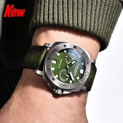 2023 PAGANI DESIGN 41MM Men's Mechanical Watches Sapphire Stainless Steel 200m Waterproof Sports Dive Wristwatch Reloj Hombre