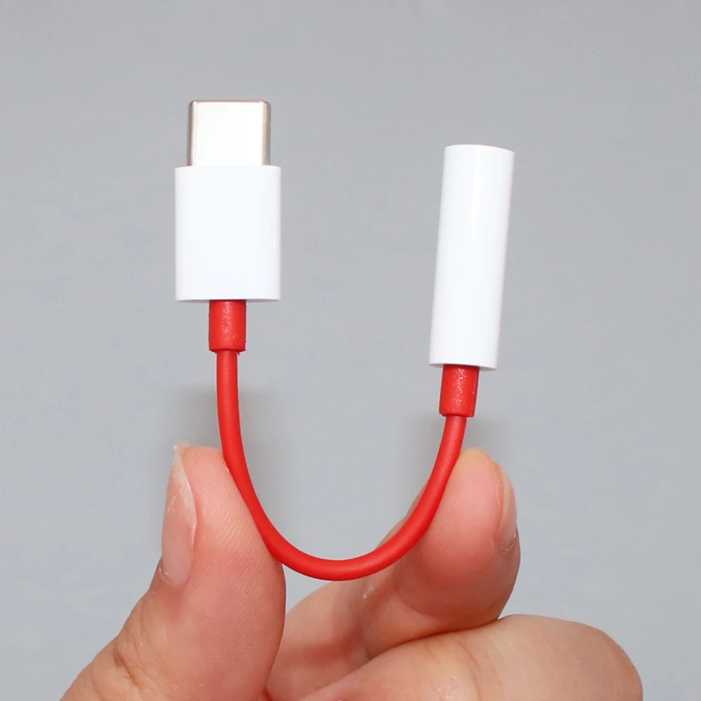 Original OnePlus USB Type C To 3.5mm Earphone Jack Adapter Aux Audio Cable Connector For 1+ 12 11 10 9 8 Ace Pro 9R 9RT 10T 10R