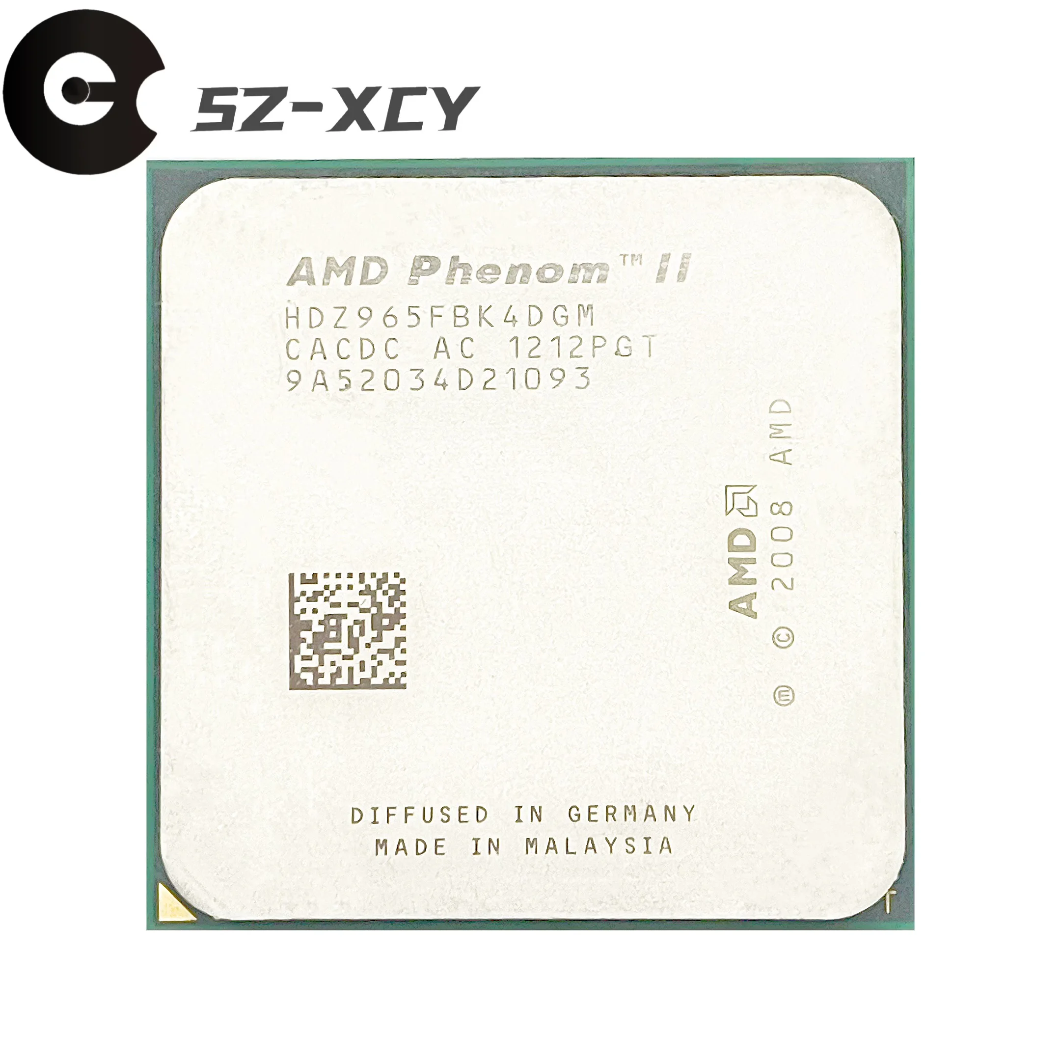 AMD Phenom II X4 965 3.4 GHz Quad-Core CPU Processor HDZ965FBK4DGM Socket AM3