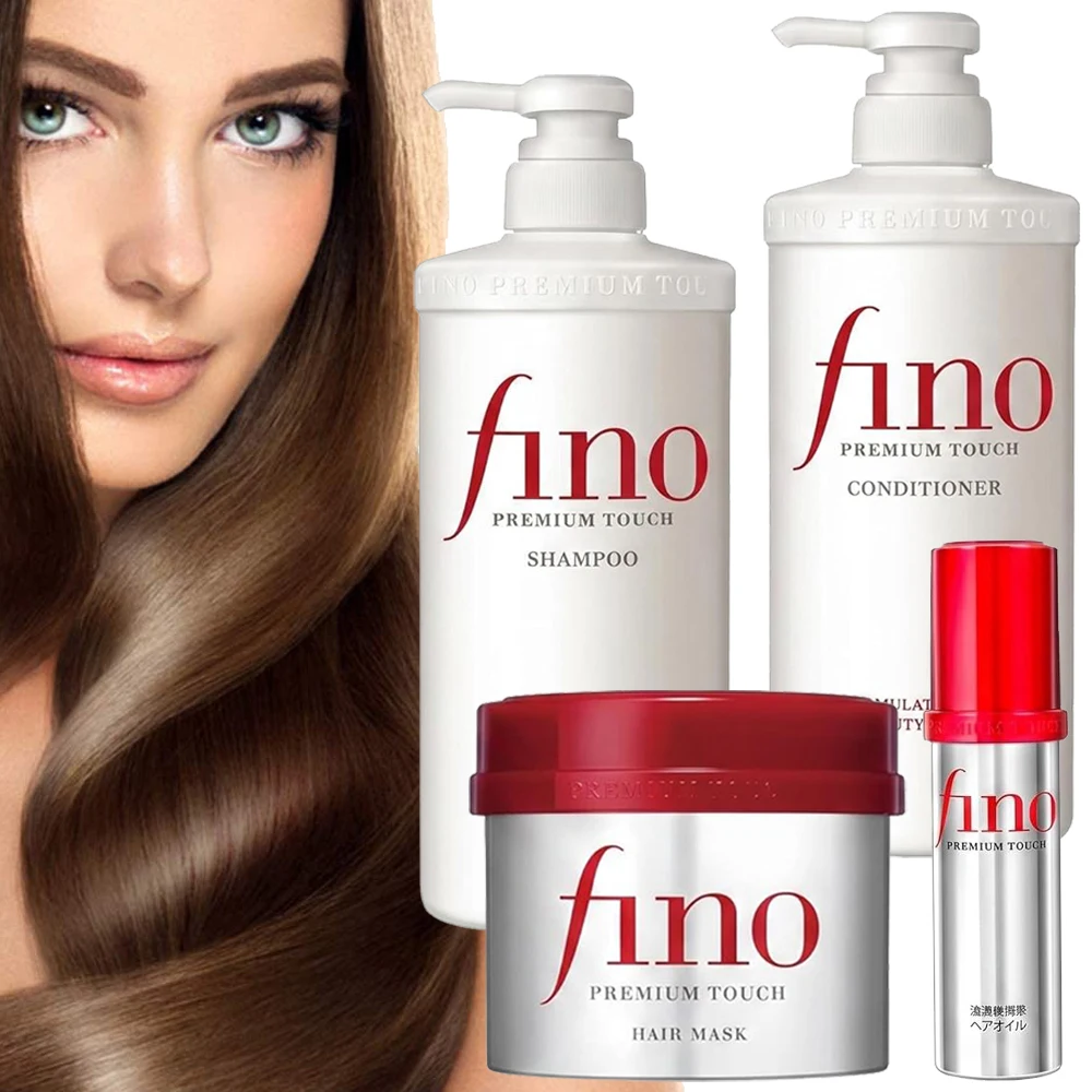 Fino Premium Touch Shampoo & Hair Mask Deep Repair Intensive Hydrating  Oil Cleaning And Oil Control Repaire Damage From Perming