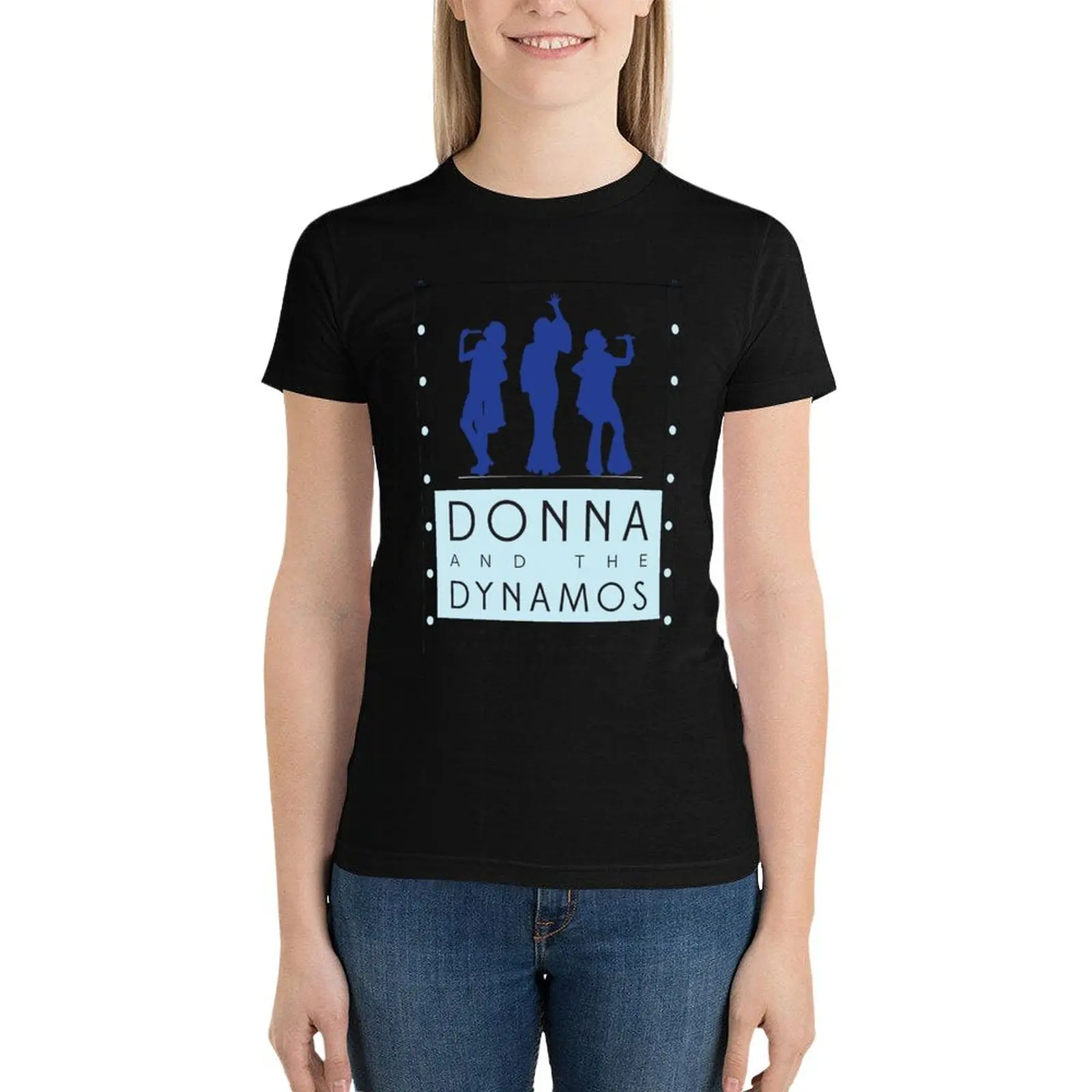 

Donna and the Dynamos T-Shirt korean fashion tops summer clothes Women clothing