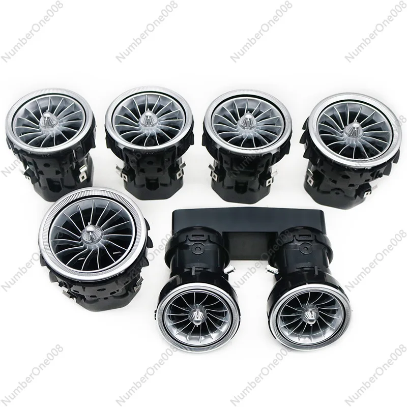 

Mercedes-Benz Air Vent Ambient Light Upgrade for C-Class GLC W205 X253 Turbo LED Air Conditioner Vent Decor