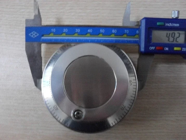 عجلة يدوية للوحة، جهاز تشفير، نبض، عقارب، عجلة يدوية للمخرطة، مولد نبض يدوي، قطر 80