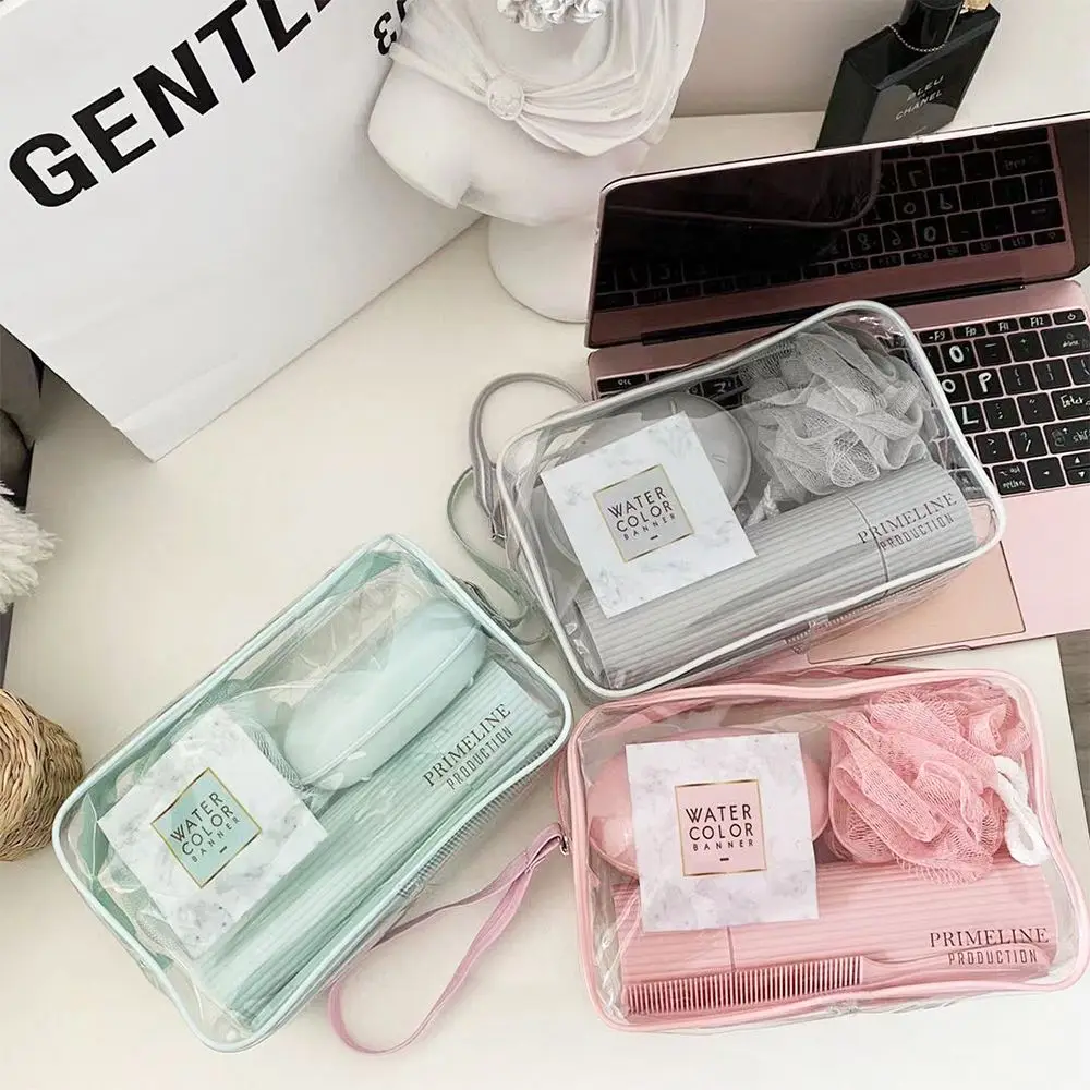 Travel Supplies Portable Waterproof Makeup Pouch Cosmetic Bag Storage Case Wash Bag