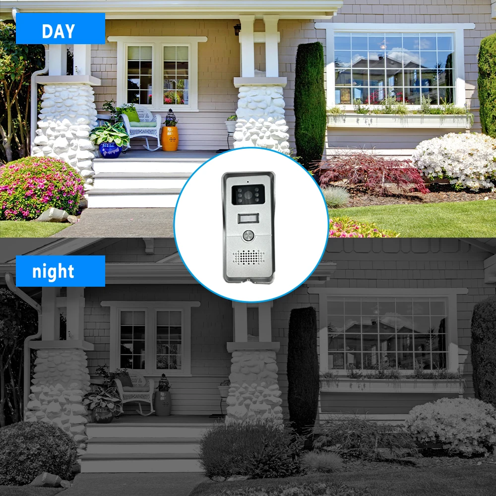 Analog 4 wire villa video door phone 1000TVL outdoor station compatible with Ankartech Tmezon Anjielo Jeatone Monitor