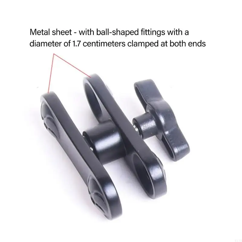 17mm Ball Head Interfaces Aluminum Joint Adapter for Phone Holder Tablet Stand Car Mounting Tripods Monitor Brackets 