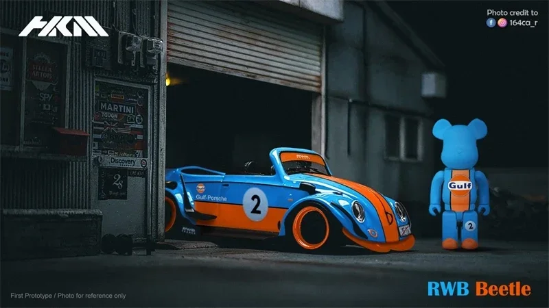 

New HKM 1:64 RWB- #2 Orange / #1 Diecast Model Car