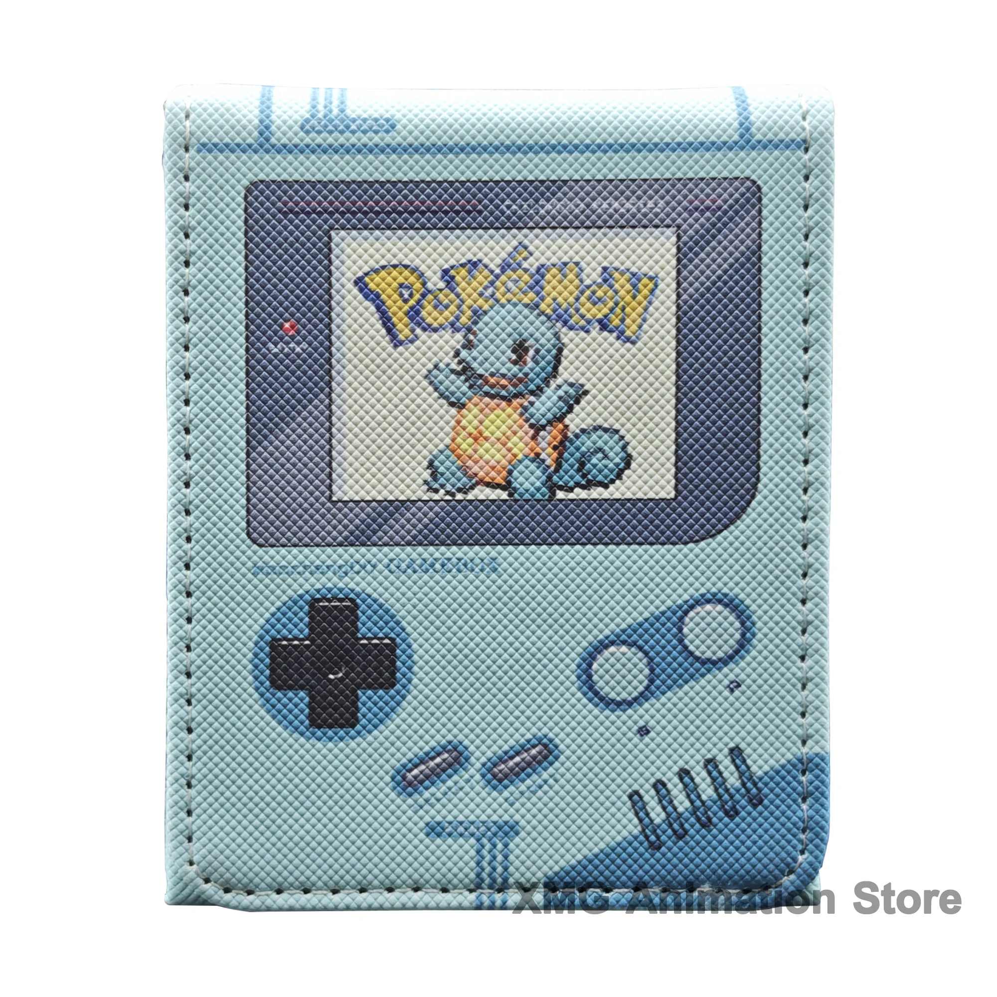 

PKM PTCG Squirtle Card Storage Box GB Retro Game Machine Flip Deck Case OPCG TCG Card Box Toy Gift
